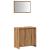 Set mobilier de baie, 2 piese, stejar artizanal, lemn prelucrat GartenMobel Dekor