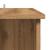 Masă de bar cu raft, Stejar artizanal, 102x50x103,5 cm, PAL GartenMobel Dekor