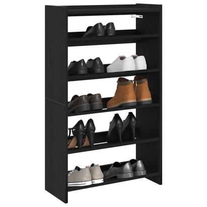 Pantofar, negru, 60x25x100 cm, lemn prelucrat GartenMobel Dekor