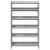 Pantofar, gri beton, 60x25x100 cm, lemn prelucrat GartenMobel Dekor