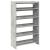 Pantofar, gri beton, 60x25x100 cm, lemn prelucrat GartenMobel Dekor