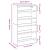 Pantofar, stejar fumuriu, 60x25x100 cm, lemn prelucrat GartenMobel Dekor
