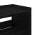 Pantofar, negru, 80x25x61,5 cm, lemn prelucrat GartenMobel Dekor