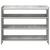 Pantofar, gri beton, 80x25x61,5 cm, lemn prelucrat GartenMobel Dekor