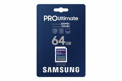 Card memorie microSD, Samsung PRO Ultimate, 64 GB, alb SafetyGuard Surveillance