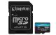 Card de Memorie MicroSD Kingston Canvas GO Plus, 128GB, Adaptor SD, Class 10 SafetyGuard Surveillance