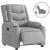 Fotoliu rabatabil electric, gri deschis, textil GartenMobel Dekor