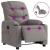 Fotoliu electric de masaj rabatabil, gri taupe, textil GartenMobel Dekor