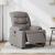 Fotoliu electric de masaj rabatabil, gri taupe, textil GartenMobel Dekor