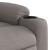 Fotoliu electric de masaj rabatabil, gri taupe, textil GartenMobel Dekor