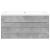 Set mobilier de baie, 2 piese, gri beton, lemn compozit GartenMobel Dekor