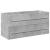 Set mobilier de baie, 2 piese, gri beton, lemn compozit GartenMobel Dekor
