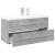Set mobilier de baie, 2 piese, gri beton, lemn compozit GartenMobel Dekor