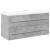 Set mobilier de baie, 2 piese, gri beton, lemn compozit GartenMobel Dekor