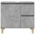 Set mobilier de baie, 3 piese, gri beton, lemn compozit GartenMobel Dekor