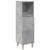 Set mobilier de baie, 3 piese, gri beton, lemn compozit GartenMobel Dekor