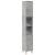 Set mobilier de baie, 3 piese, gri beton, lemn compozit GartenMobel Dekor