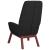 Scaun de relaxare, negru, material textil GartenMobel Dekor