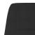 Scaun de relaxare, negru, material textil GartenMobel Dekor