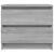 Noptiere, 2 buc., gri sonoma, 50x39x43,5 cm, lemn prelucrat GartenMobel Dekor