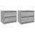 Noptiere, 2 buc., gri sonoma, 50x39x43,5 cm, lemn prelucrat GartenMobel Dekor