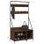 Suport de haine cu raft pantofi, stejar maro, 100x41x184 cm GartenMobel Dekor