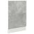 Panou frontal mașină spălat vase, gri beton, 45x3x67 cm, PAL GartenMobel Dekor