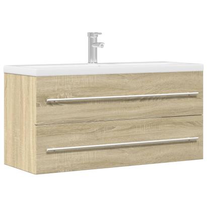 Dulap de chiuvetă, stejar Sonoma, 100x38,5x48 cm, PAL GartenMobel Dekor