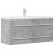 Dulap de chiuvetă, gri beton, 100x38,5x48 cm, PAL GartenMobel Dekor