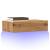 Comode TV cu lumini LED 2 buc., stejar artizanal, 60x35x15,5 cm GartenMobel Dekor