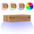 Comode TV cu lumini LED 2 buc., stejar artizanal, 60x35x15,5 cm GartenMobel Dekor