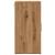 Pantofare 2 buc. stejar artizanal, 32x35x70 cm, lemn prelucrat GartenMobel Dekor