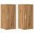 Pantofare 2 buc. stejar artizanal, 32x35x70 cm, lemn prelucrat GartenMobel Dekor