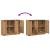Dulap, stejar artizanal, 90,5x30x70 cm, lemn prelucrat GartenMobel Dekor