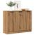 Dulap, stejar artizanal, 90,5x30x70 cm, lemn prelucrat GartenMobel Dekor
