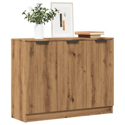 Dulap, stejar artizanal, 90,5x30x70 cm, lemn prelucrat GartenMobel Dekor