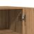 Dulap, stejar artizanal, 100x36x60 cm, lemn prelucrat GartenMobel Dekor