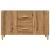 Dulap, stejar artizanal, 100x36x60 cm, lemn prelucrat GartenMobel Dekor