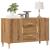 Dulap, stejar artizanal, 100x36x60 cm, lemn prelucrat GartenMobel Dekor