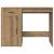 Birou, stejar artizanal, 100x49x75 cm, lemn prelucrat GartenMobel Dekor