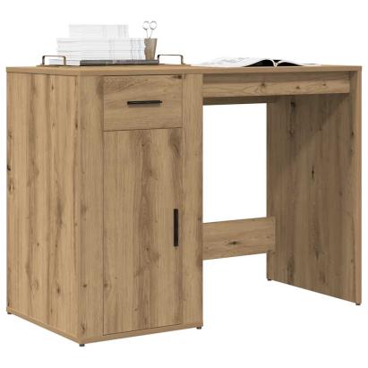 Birou, stejar artizanal, 100x49x75 cm, lemn prelucrat GartenMobel Dekor