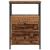 Noptiere, 2 buc, lemn vechi, 34x35,5x50 cm, lemn prelucrat GartenMobel Dekor