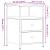 Noptiere, 2 buc, lemn vechi, 34x35,5x50 cm, lemn prelucrat GartenMobel Dekor