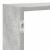 Raft cubic perete cu 7 compartimente gri beton lemn prelucrat GartenMobel Dekor