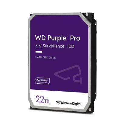 HDD intern WD Purple Pro 22TB 7200rpm 512MB 3.5 - WD221PURP SafetyGuard Surveillance