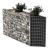 Coș gabion, 120 x 30 x 100 cm, oțel galvanizat GartenMobel Dekor