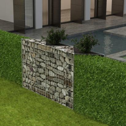 Coș gabion, 120 x 30 x 100 cm, oțel galvanizat GartenMobel Dekor