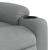 Fotoliu rabatabil electric, gri deschis, textil GartenMobel Dekor