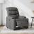 Fotoliu rabatabil electric, gri închis, material textil GartenMobel Dekor