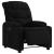 Fotoliu rabatabil electric, negru, material textil GartenMobel Dekor